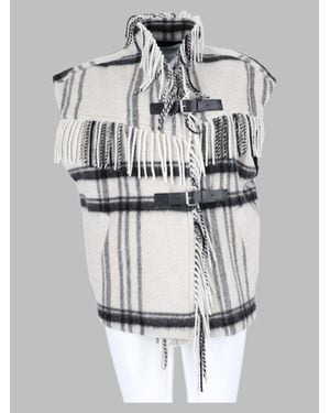 Isabel Marant Inspired Multicolored Lightweight Jacket - Gray