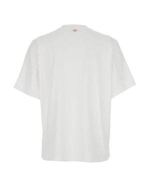 Victoria Beckham T-Shirt With Slogan Lettering On The Front - White