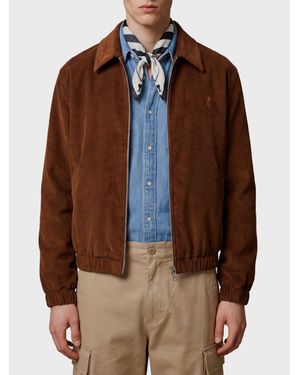 Ami Paris Ami De Coeur Corduroy Jacket - Brown