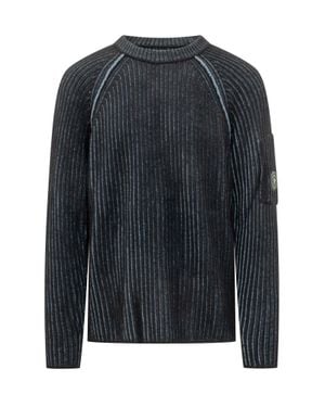 C.P. Company C. P. Company Crewneck Fleece Sweatshirt - Blue
