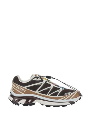 Salomon Logo Tongue Chunky Sole Fabric Sneaker - White