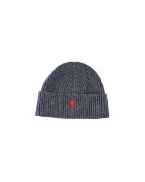 Ami Paris Wool Hat - Blue