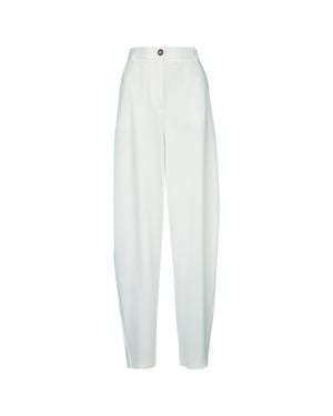 Elisabetta Franchi Wide Pants - White