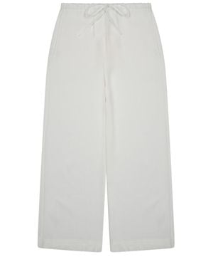 TOTEME Pantalone Con Coulisse - White