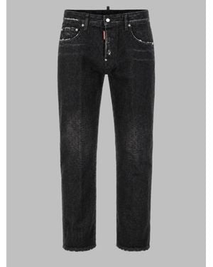 DSquared² Five-Pocket Denim Jeans For - Black