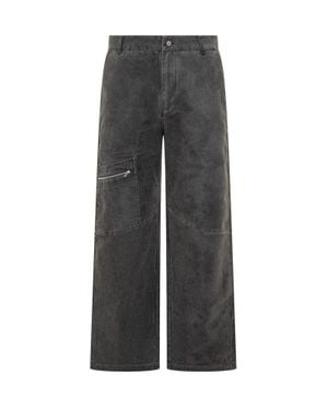 Represent Reimagined Cargo Fit Jeans - Gray