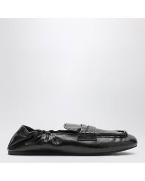 Senso Ebony Astro Leather Loafers - Black