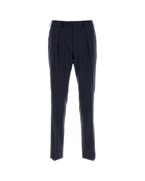Brioni Pants Pienza 0 Sus 24 Tropical Wool - Blue