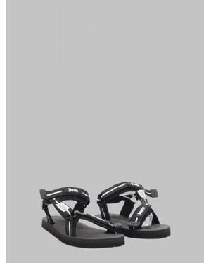 Palm Angels Mini Kids' Stylish Sandals - Black