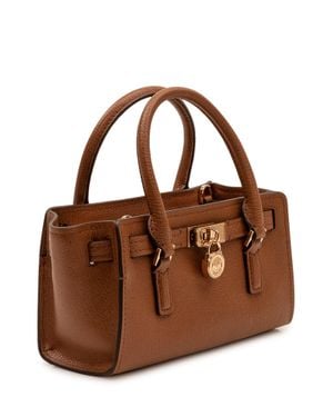MICHAEL Michael Kors Xs Ew Satchel Xbody Mini Satchel Bag - Brown