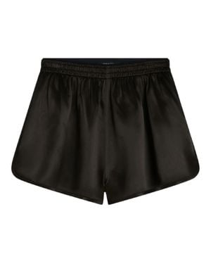 Phoebe Philo Mini Satin Short Track Jacket - Black