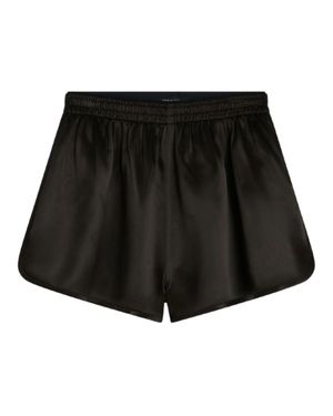 Phoebe Philo Mini Satin Short Track Jacket - Black
