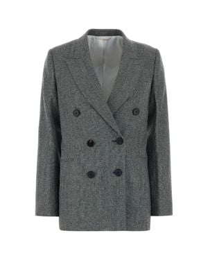 Givenchy Double Breasted Jacket - Gray