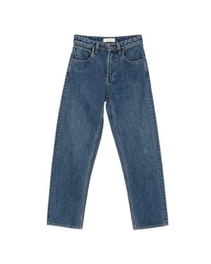 Entire studios Five-Pocket Cotton Jeans With Belt Loops - Blue