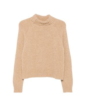 Jucca Alpaca & Wool Blend Sweater - Natural