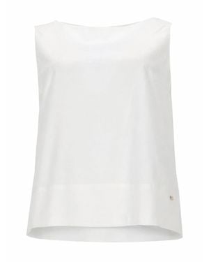 Herno Top Con Dettaglio Fiocchi - White