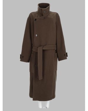 Lemaire Women6 Cropped Trench Coat - Brown