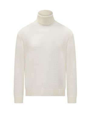 Jil Sander Elegant Pullover For The Fall/Winter Season - White