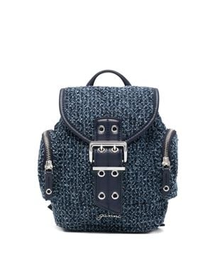 Ganni Bucky Denim Backpack - Blue