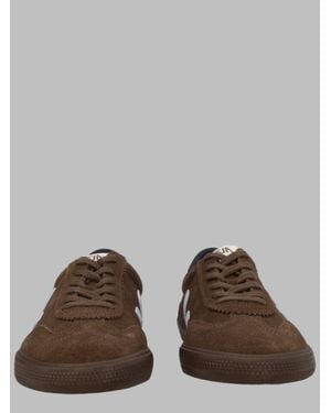 Veja Eagle Swan Leather Sneakers For - Brown