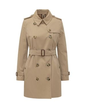 Burberry Mini Trench Coat For Spring/Summer 2026 - Natural