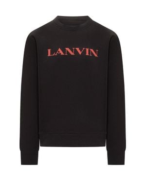 Lanvin Classic Logo Sweatshirt For - Black