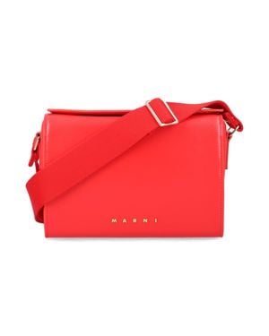 Marni Girls' 100% Polyester Crossbody Bag - Red