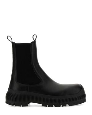 Jil Sander Classic Chelsea Boot - Black