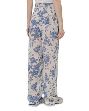 Semicouture Chic Pants For Effortless Style - Multicolor