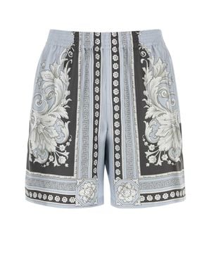 Versace Twill Bermuda Shorts For - Multicolor