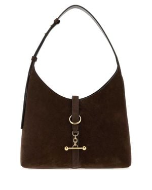 Strathberry Kite Suede Shoulder Bag - Brown
