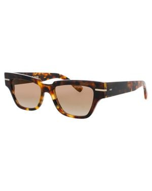 Cutler and Gross Acetate Rectangle Sunglasses - Black