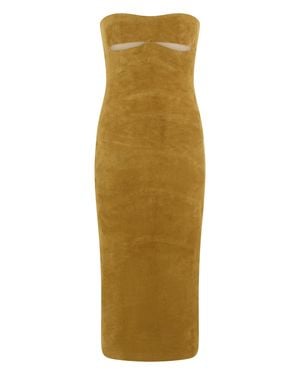 The Mannei Midi Dress - Yellow