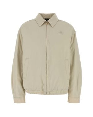 Miu Miu Ivory Cotton Jacket By - Natural