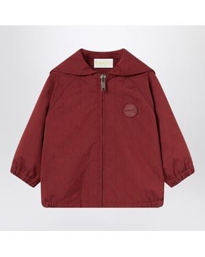 Gucci Nylon Twill Jacket - Red