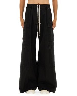 Rick Owens "Double Cargo Jumbo Belas" Pants - Black