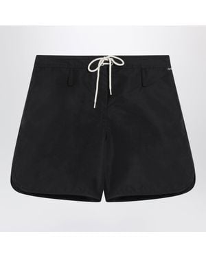 Prada Renylon Shorts With Drawstring - Black