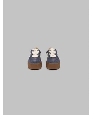 Hogan Style Italian Leather Sneakers For - Multicolor