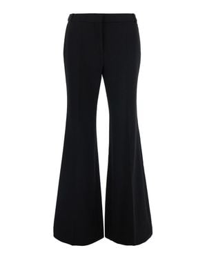 Ba&sh High-Waist Tech Fabric Pants With Welt Pockets - Black