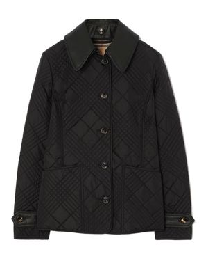 Burberry Fernleigh Quilted Nylon Jacket - Black