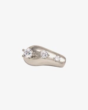 Panconesi Triple Ethereal Cuff - White