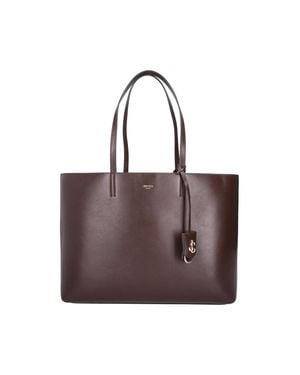 Jimmy Choo Style Pocket-Chic Clutch Bag - Brown