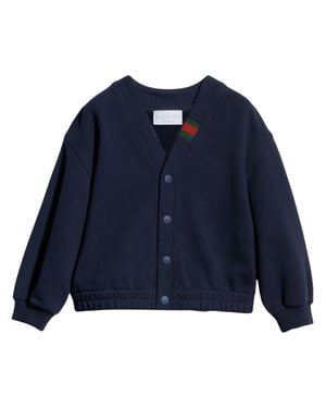 Gucci Boys Logo Knit Sweater - Blue