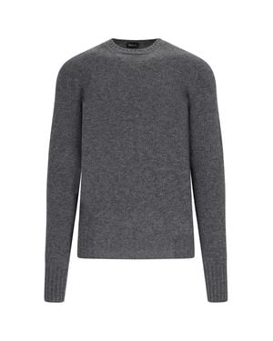 Drumohr 100% Cashmere Sweater - Gray