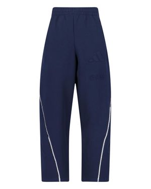 adidas Embossed Logo Jogger Pants - Blue