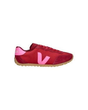 Veja Retro Low-Top Sneaker - Red
