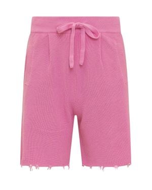 Laneus Chic Bermuda Shorts - Pink