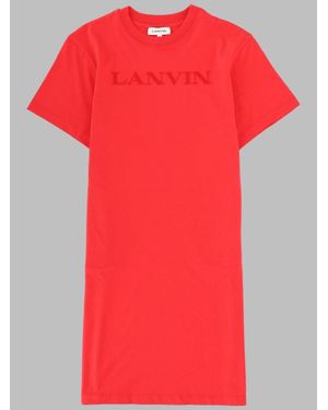 Lanvin Vestido Corto - Red