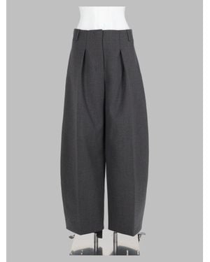 Jacquemus High-Waisted Tailored Pants - Gray