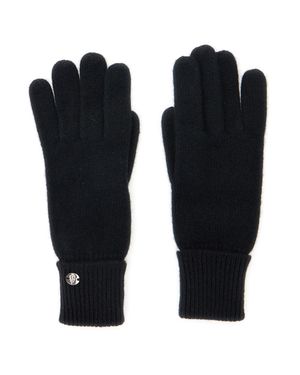 Helen Kaminski Blaire Gloves With Logo Plaque Detail - Black